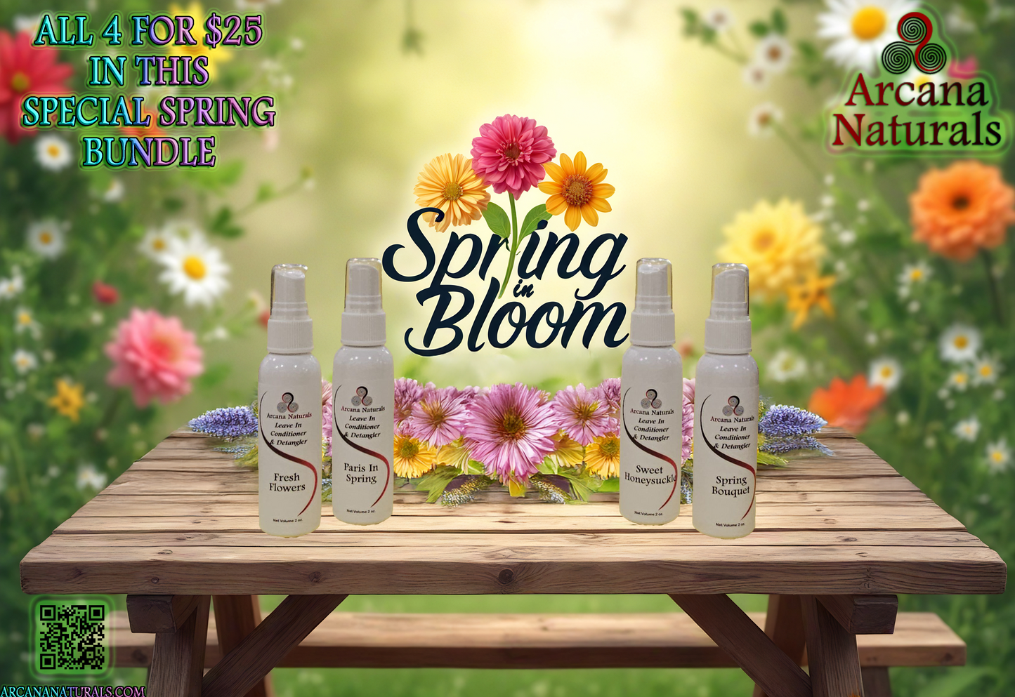 2025 Spring Leave-In Conditioner & Detangler Bundle