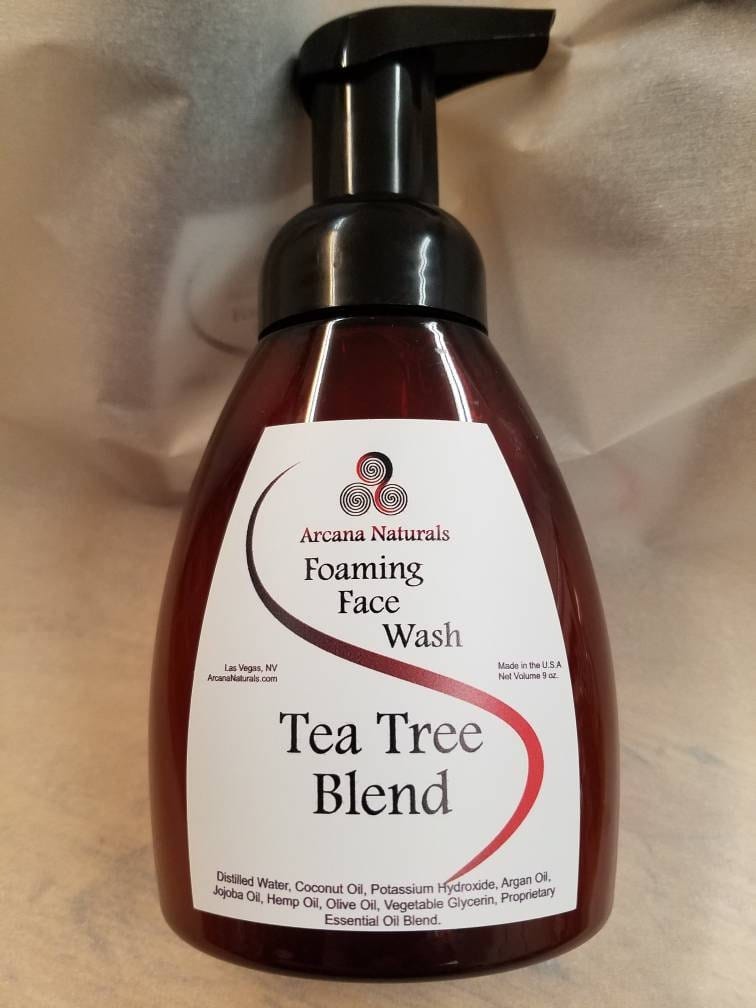 Foaming Tea Tree Face Wash (Vegan & GF)